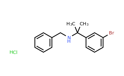 CAS 1400644-86-1 | Benzyl[2-(3-bromophenyl)propan-2-yl]amine HCl