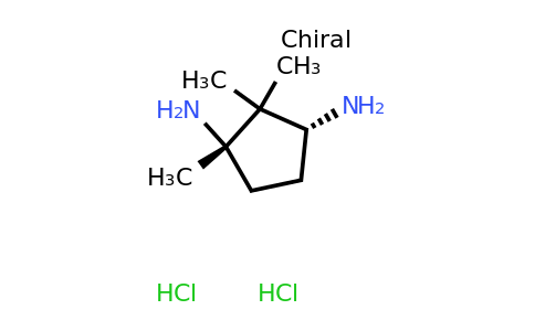 CAS 1400690-21-2 | (1S,3R)-1,2,2-trimethylcyclopentane-1,3-diamine;dihydrochloride