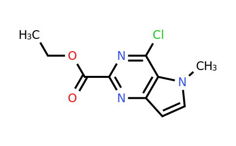 CAS 1400764-29-5 | ethyl 4-chloro-5-methyl-pyrrolo[3,2-d]pyrimidine-2-carboxylate