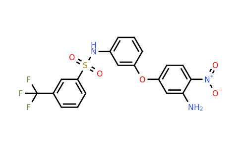 CAS 1400989-38-9 | N-[3-(3-Amino-4-nitrophenoxy)phenyl]-3-(trifluoromethyl)benzene-1-sulfonamide