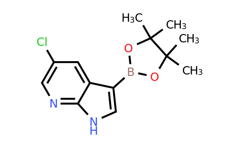 CAS 1400994-91-3 | 5-Chloro-3-(4,4,5,5-tetramethyl-1,3,2-dioxaborolan-2-YL)-1H-pyrrolo[2,3-B]pyridine