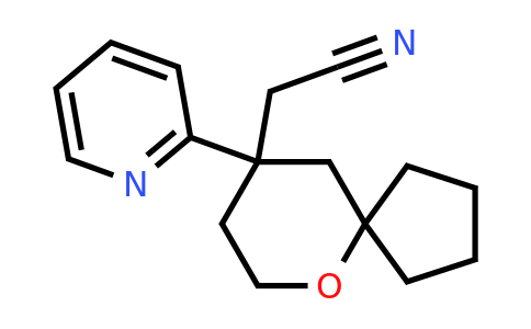 CAS 1401031-37-5 | 2-(9-(Pyridin-2-yl)-6-oxaspiro[4.5]decan-9-yl)acetonitrile