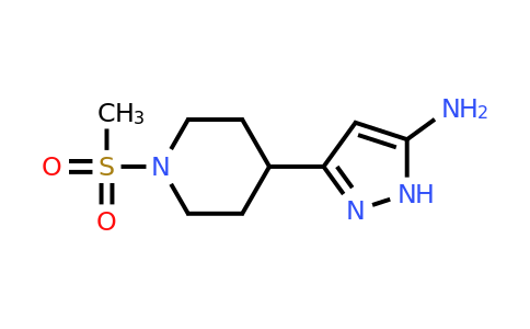 CAS 1401222-81-8 | 3-(1-(Methylsulfonyl)piperidin-4-yl)-1H-pyrazol-5-amine