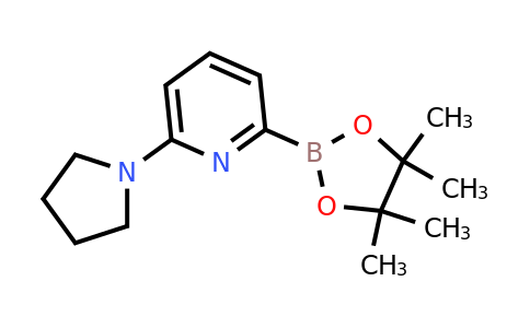 CAS 1401350-36-4 | 6-(Pyrrolidin-1-YL)pyridine-2-boronic acid pinacol ester
