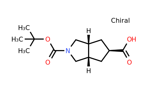 CAS 1401464-09-2 | rel-(3aR,5R,6aS)-2-[(tert-butoxy)carbonyl]-octahydrocyclopenta[c]pyrrole-5-carboxylic acid