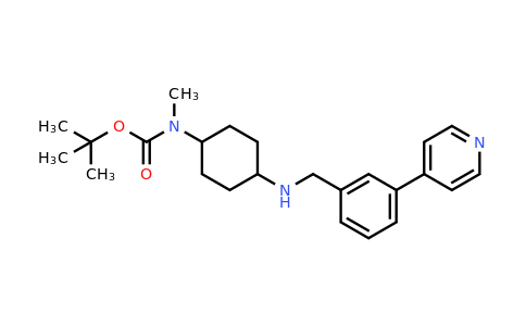 CAS 1401532-61-3 | tert-butyl methyl(4-((3-(pyridin-4-yl)benzyl)amino)cyclohexyl)carbamate