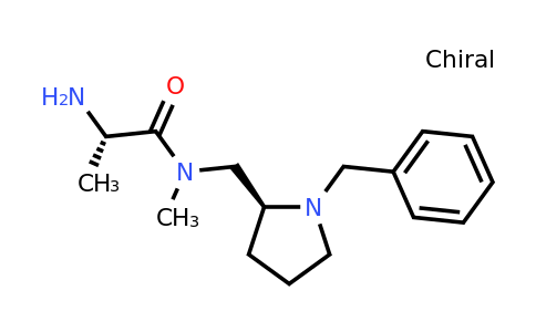 (S)-2-Amino-N-(((S)-1-benzylpyrrolidin-2-yl)methyl)-N-methylpropanamide