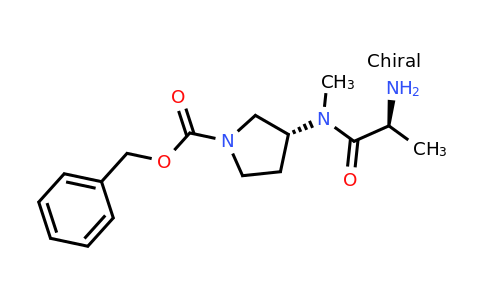CAS 1401664-98-9 | (R)-Benzyl 3-((S)-2-amino-N-methylpropanamido)pyrrolidine-1-carboxylate