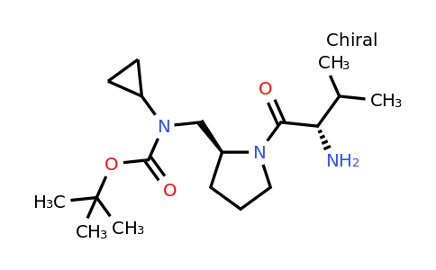 CAS 1401665-18-6 | tert-Butyl (((S)-1-((S)-2-amino-3-methylbutanoyl)pyrrolidin-2-yl)methyl)(cyclopropyl)carbamate