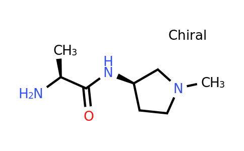 CAS 1401665-42-6 | (S)-2-Amino-N-((R)-1-methylpyrrolidin-3-yl)propanamide