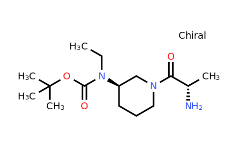 CAS 1401665-43-7 | tert-Butyl ((R)-1-((S)-2-aminopropanoyl)piperidin-3-yl)(ethyl)carbamate