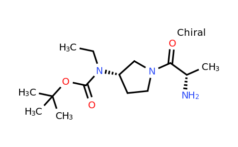 CAS 1401665-88-0 | tert-Butyl ((S)-1-((S)-2-aminopropanoyl)pyrrolidin-3-yl)(ethyl)carbamate