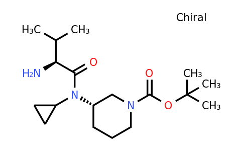 CAS 1401666-10-1 | (S)-tert-Butyl 3-((S)-2-amino-N-cyclopropyl-3-methylbutanamido)piperidine-1-carboxylate