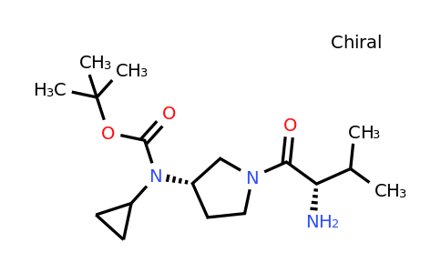CAS 1401666-14-5 | tert-Butyl ((S)-1-((S)-2-amino-3-methylbutanoyl)pyrrolidin-3-yl)(cyclopropyl)carbamate