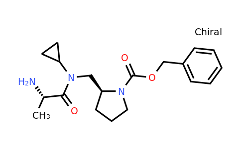 CAS 1401666-24-7 | (S)-Benzyl 2-(((S)-2-amino-N-cyclopropylpropanamido)methyl)pyrrolidine-1-carboxylate