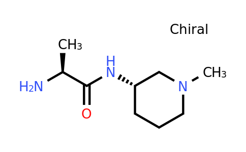 CAS 1401666-47-4 | (S)-2-Amino-N-((S)-1-methylpiperidin-3-yl)propanamide