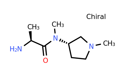 CAS 1401666-60-1 | (S)-2-Amino-N-methyl-N-((S)-1-methylpyrrolidin-3-yl)propanamide