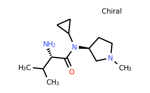 CAS 1401666-75-8 | (S)-2-Amino-N-cyclopropyl-3-methyl-N-((S)-1-methylpyrrolidin-3-yl)butanamide