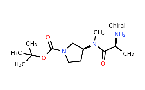 CAS 1401666-88-3 | (S)-tert-Butyl 3-((S)-2-amino-N-methylpropanamido)pyrrolidine-1-carboxylate