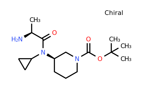 CAS 1401666-99-6 | (R)-tert-Butyl 3-((S)-2-amino-N-cyclopropylpropanamido)piperidine-1-carboxylate