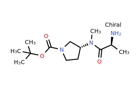 CAS 1401667-03-5 | (R)-tert-Butyl 3-((S)-2-amino-N-methylpropanamido)pyrrolidine-1-carboxylate