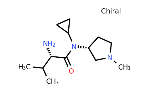 CAS 1401667-30-8 | (S)-2-Amino-N-cyclopropyl-3-methyl-N-((R)-1-methylpyrrolidin-3-yl)butanamide
