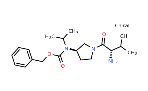 CAS 1401667-32-0 | Benzyl ((R)-1-((S)-2-amino-3-methylbutanoyl)pyrrolidin-3-yl)(isopropyl)carbamate