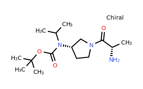 CAS 1401667-48-8 | tert-Butyl ((S)-1-((S)-2-aminopropanoyl)pyrrolidin-3-yl)(isopropyl)carbamate
