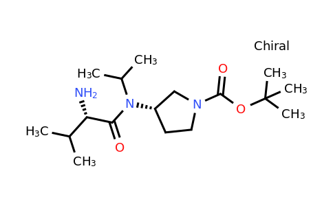 CAS 1401667-68-2 | (S)-tert-Butyl 3-((S)-2-amino-N-isopropyl-3-methylbutanamido)pyrrolidine-1-carboxylate