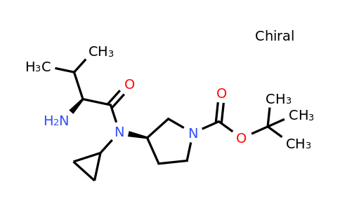 CAS 1401667-71-7 | (R)-tert-Butyl 3-((S)-2-amino-N-cyclopropyl-3-methylbutanamido)pyrrolidine-1-carboxylate