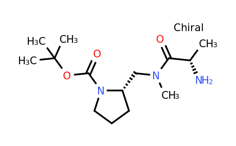 CAS 1401667-85-3 | (S)-tert-Butyl 2-(((S)-2-amino-N-methylpropanamido)methyl)pyrrolidine-1-carboxylate