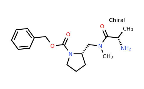CAS 1401667-87-5 | (S)-Benzyl 2-(((S)-2-amino-N-methylpropanamido)methyl)pyrrolidine-1-carboxylate