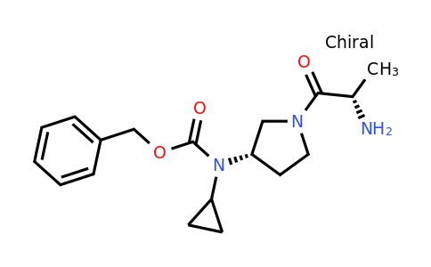 CAS 1401667-99-9 | Benzyl ((S)-1-((S)-2-aminopropanoyl)pyrrolidin-3-yl)(cyclopropyl)carbamate