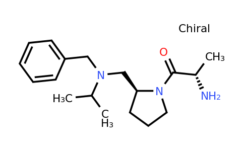 CAS 1401668-29-8 | (S)-2-Amino-1-((S)-2-((benzyl(isopropyl)amino)methyl)pyrrolidin-1-yl)propan-1-one