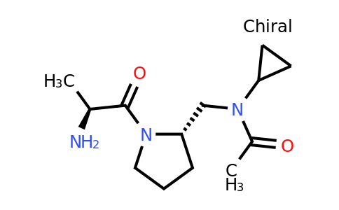 CAS 1401668-31-2 | N-(((S)-1-((S)-2-Aminopropanoyl)pyrrolidin-2-yl)methyl)-N-cyclopropylacetamide