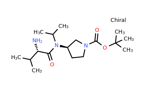 CAS 1401668-37-8 | (R)-tert-Butyl 3-((S)-2-amino-N-isopropyl-3-methylbutanamido)pyrrolidine-1-carboxylate