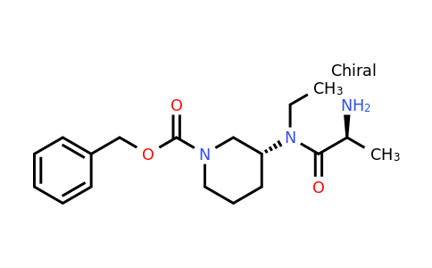 CAS 1401668-63-0 | (R)-Benzyl 3-((S)-2-amino-N-ethylpropanamido)piperidine-1-carboxylate
