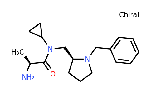 CAS 1401668-68-5 | (S)-2-Amino-N-(((S)-1-benzylpyrrolidin-2-yl)methyl)-N-cyclopropylpropanamide