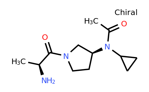 CAS 1401668-77-6 | N-((S)-1-((S)-2-Aminopropanoyl)pyrrolidin-3-yl)-N-cyclopropylacetamide