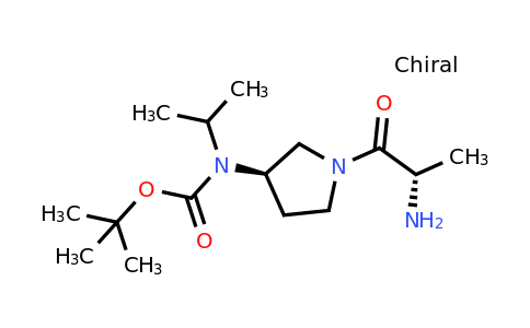 CAS 1401669-03-1 | tert-Butyl ((R)-1-((S)-2-aminopropanoyl)pyrrolidin-3-yl)(isopropyl)carbamate