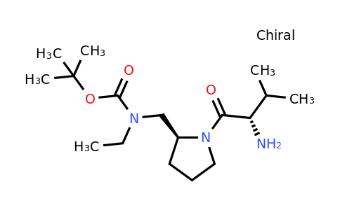 CAS 1401669-07-5 | tert-Butyl (((S)-1-((S)-2-amino-3-methylbutanoyl)pyrrolidin-2-yl)methyl)(ethyl)carbamate