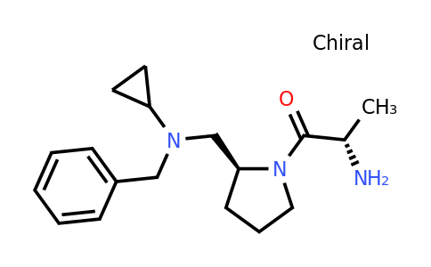 CAS 1401669-13-3 | (S)-2-Amino-1-((S)-2-((benzyl(cyclopropyl)amino)methyl)pyrrolidin-1-yl)propan-1-one
