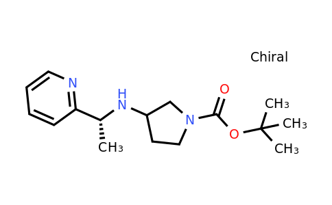 CAS 1401673-03-7 | tert-Butyl 3-(((R)-1-(pyridin-2-yl)ethyl)amino)pyrrolidine-1-carboxylate