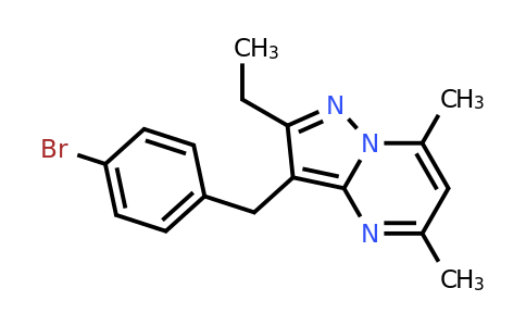 CAS 1401728-63-9 | 3-(4-bromobenzyl)-2-ethyl-5,7-dimethylpyrazolo[1,5-a]pyrimidine