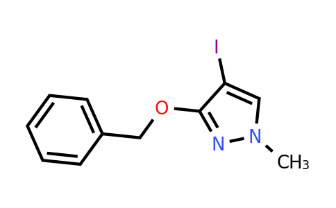 CAS 1401814-65-0 | 3-benzyloxy-4-iodo-1-methyl-pyrazole