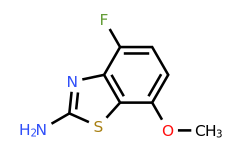 CAS 1402003-94-4 | 4-fluoro-7-methoxybenzo[d]thiazol-2-amine