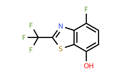 CAS 1402003-98-8 | 4-fluoro-2-(trifluoromethyl)benzo[d]thiazol-7-ol