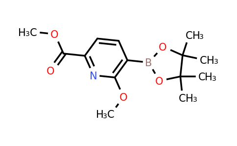 CAS 1402004-07-2 | methyl 6-methoxy-5-(4,4,5,5-tetramethyl-1,3,2-dioxaborolan-2-yl)picolinate