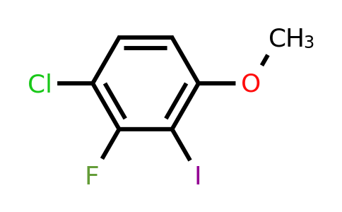 CAS 1402004-77-6 | 1-Chloro-2-fluoro-3-iodo-4-methoxybenzene