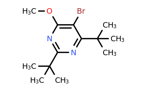 CAS 140201-01-0 | 5-Bromo-2,4-di-tert-butyl-6-methoxypyrimidine
